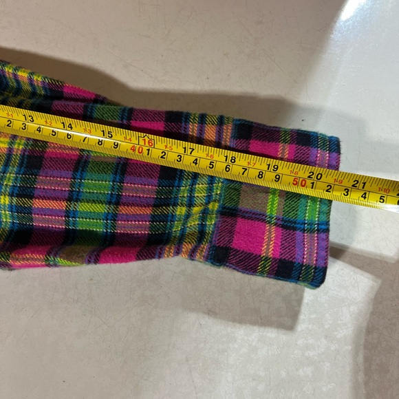 Ralph Lauren Large Long Sleeve Plaid Flannel Button-Up Shirt - Picture 9 of 10